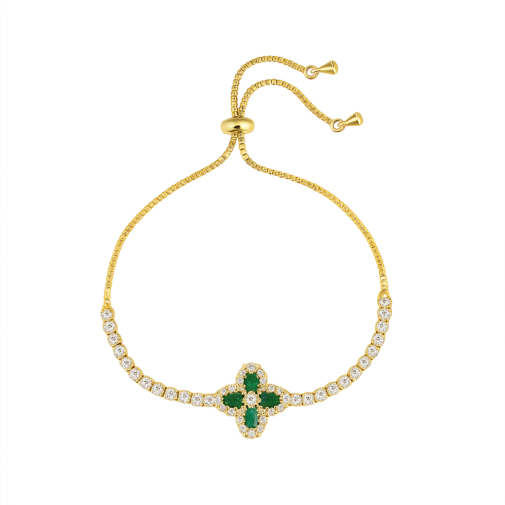 Bloom Diamond Gold Armband