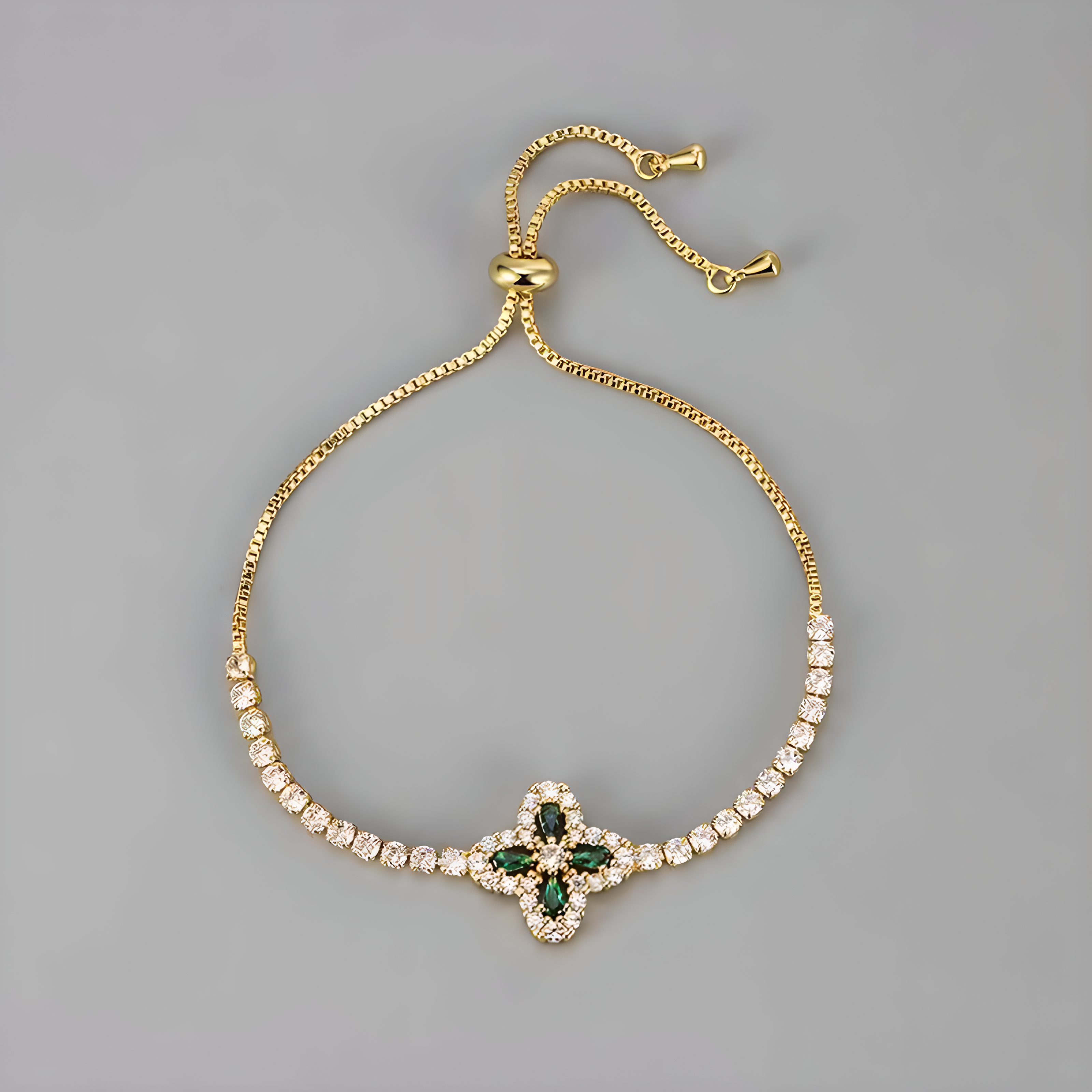 Bloom Diamond Gold Armband