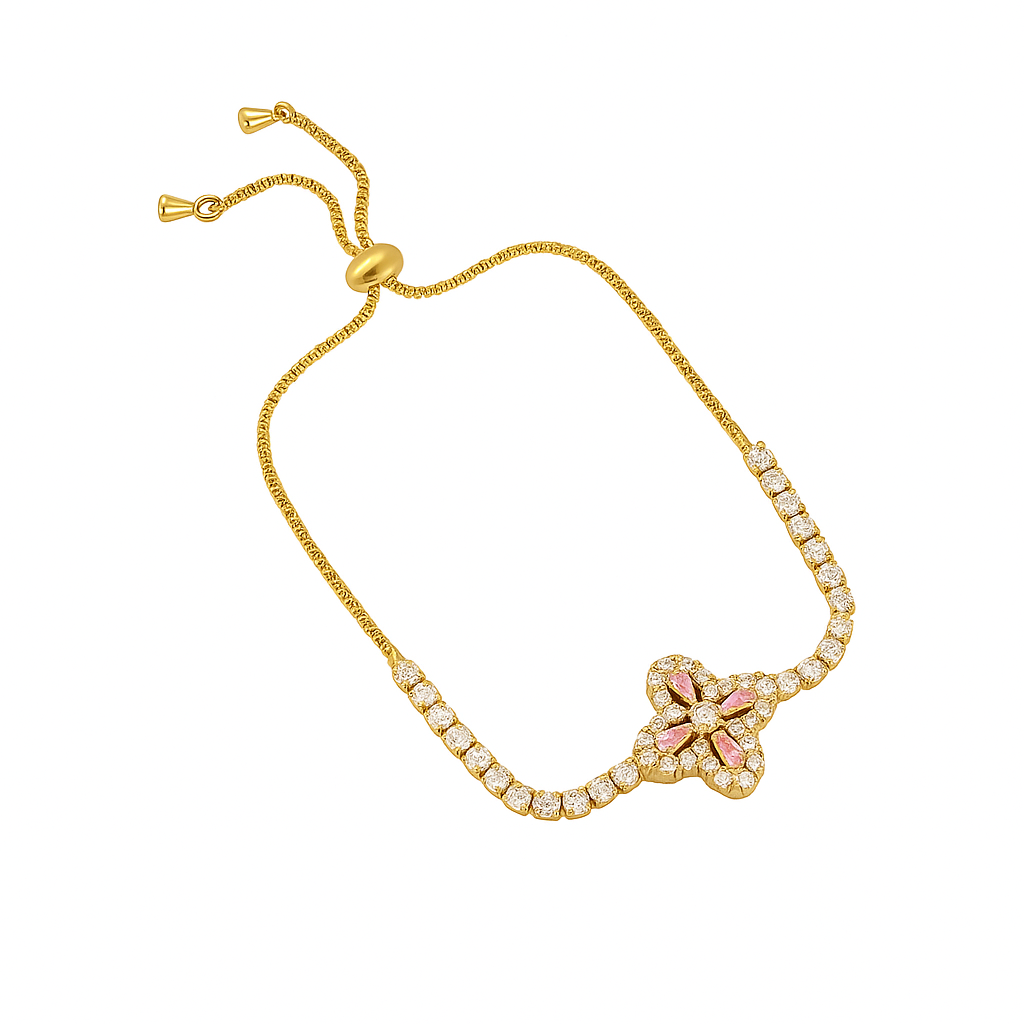 Bloom Diamond Gold Armband