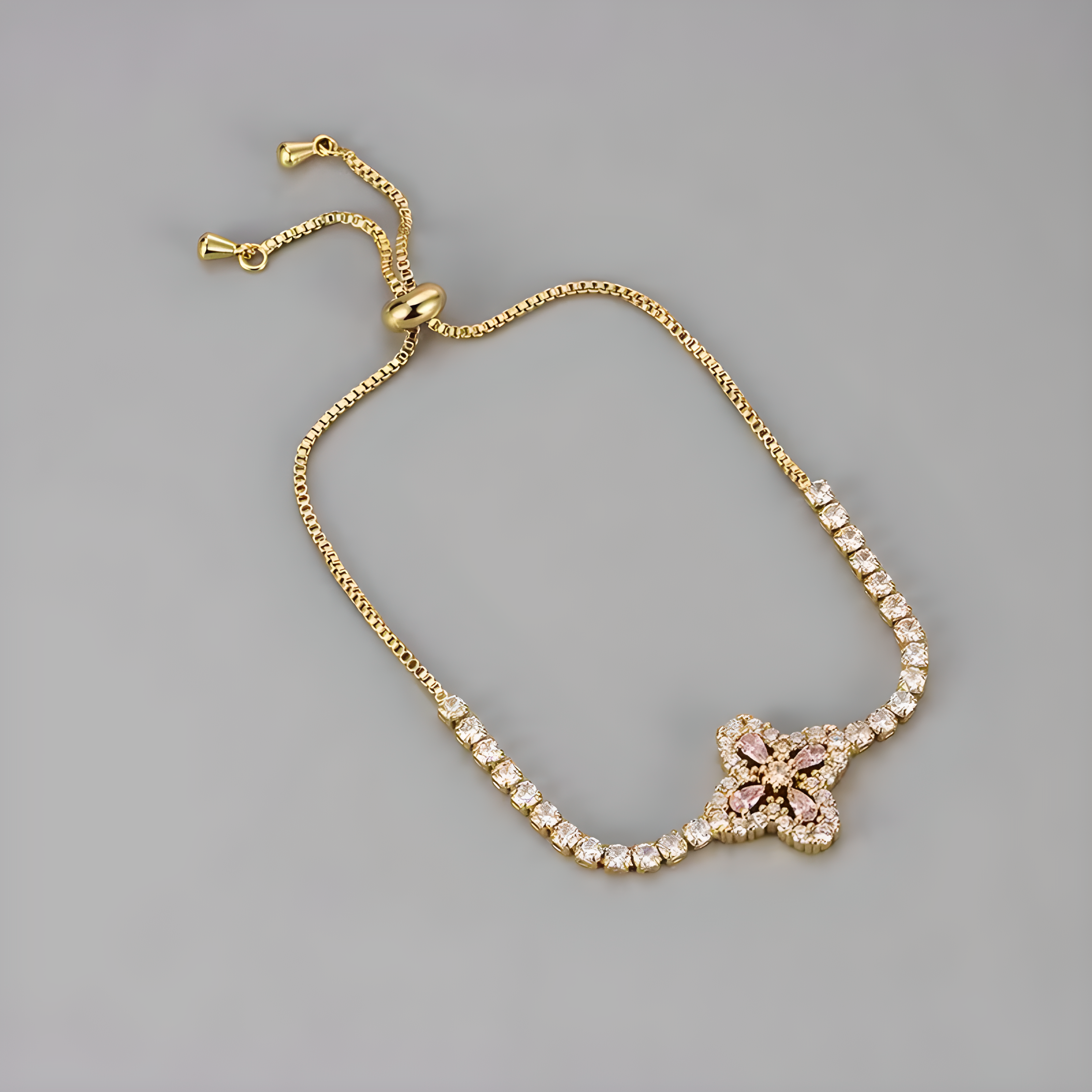 Bloom Diamond Gold Armband