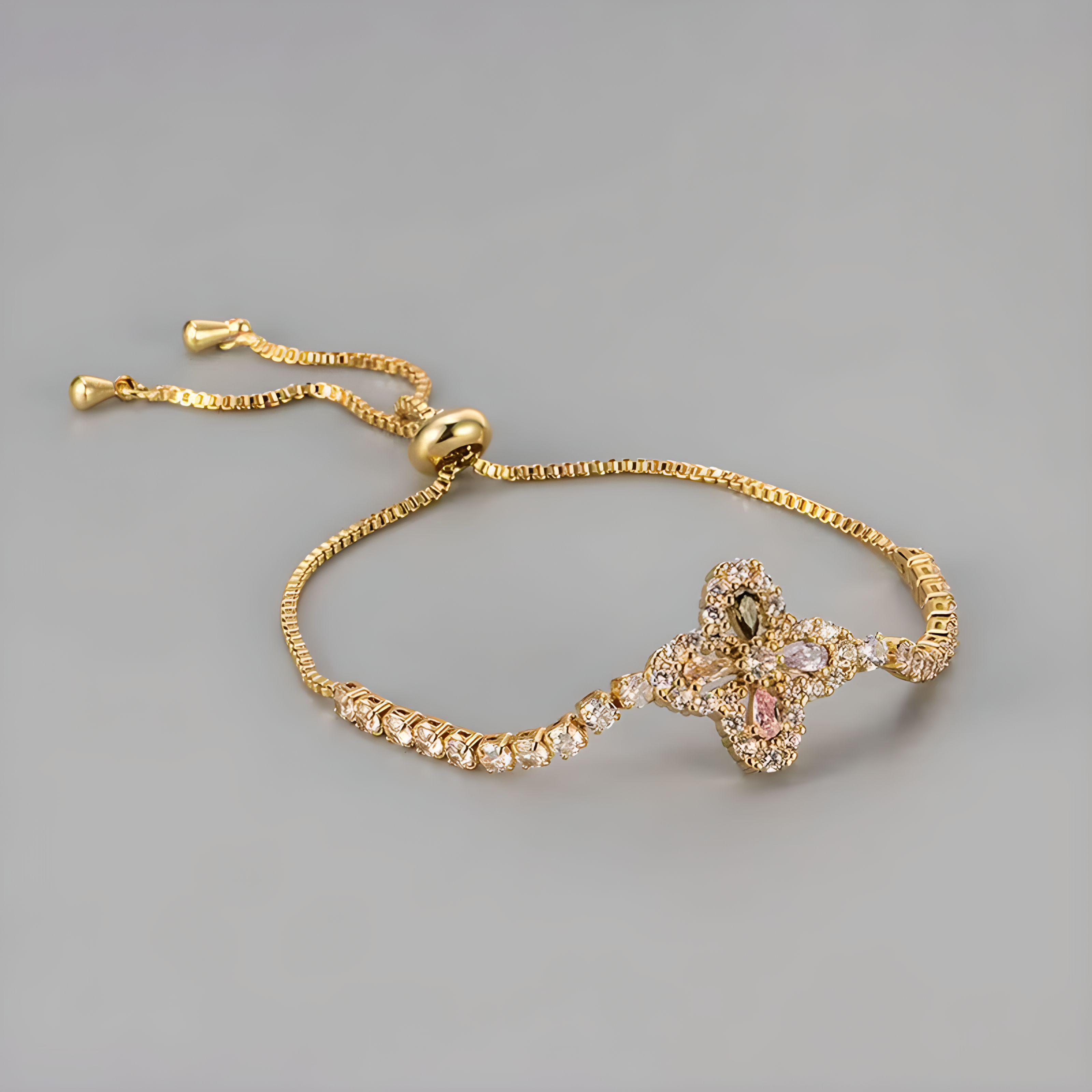 Bloom Diamond Gold Armband