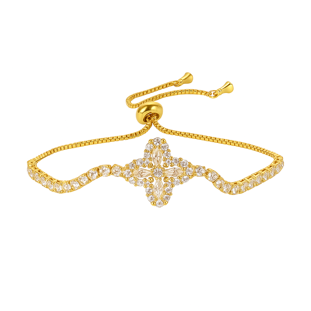 Bloom Diamond Gold Armband