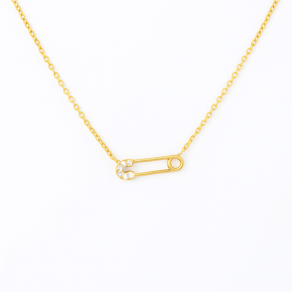 Safety Pin Halskette