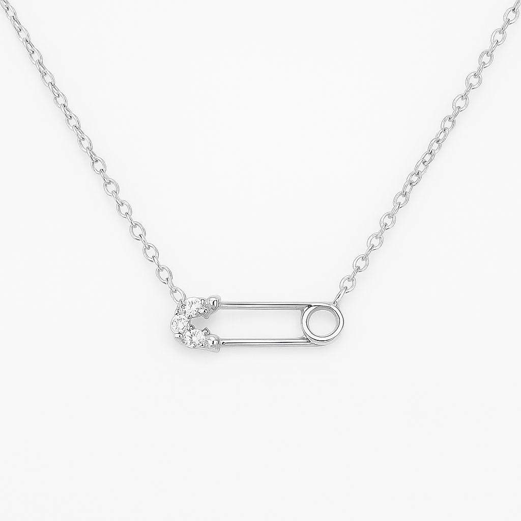 Safety Pin Halskette