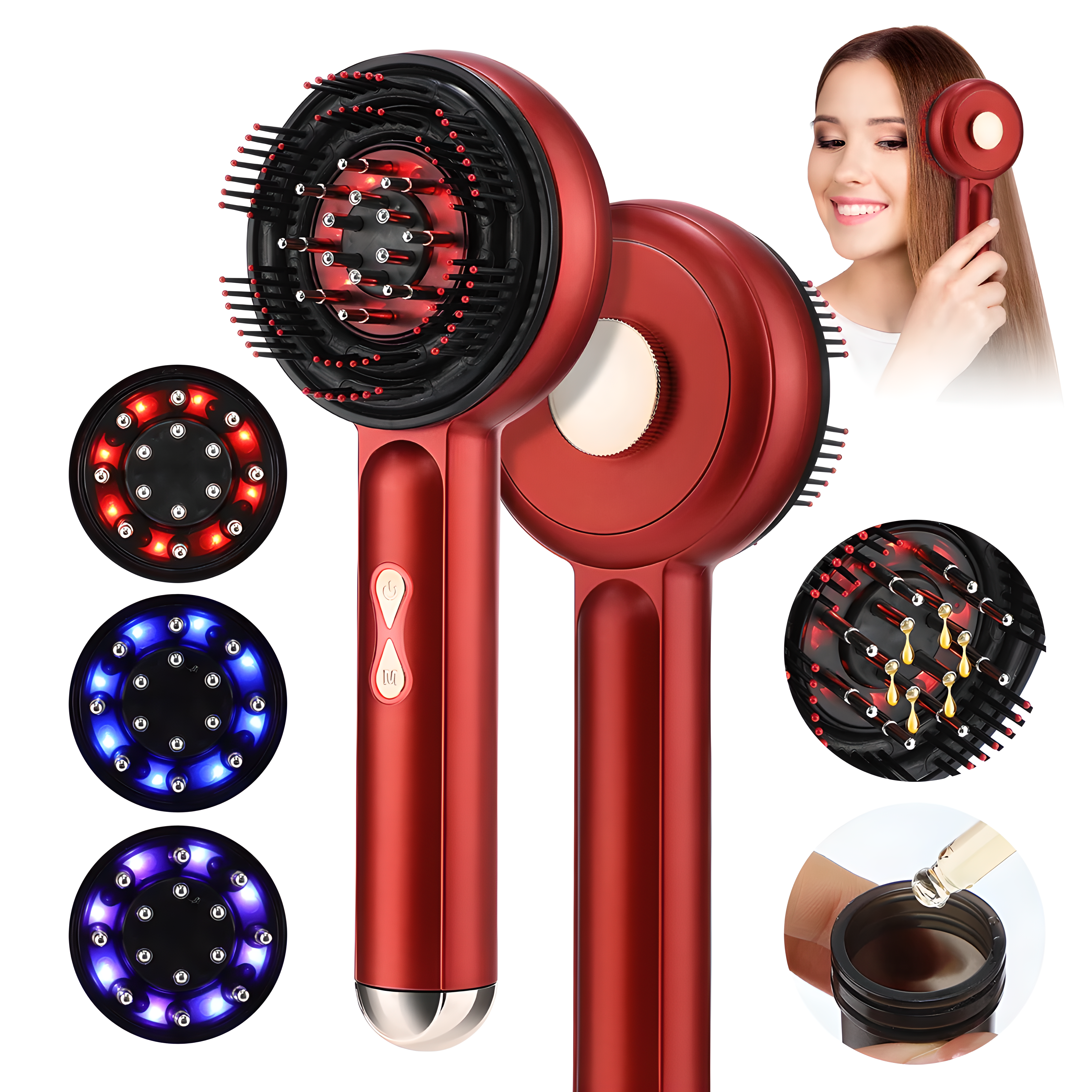BEAUTLYN 3in1 KOPF-MASSAGEBÜRSTE FÜR KRÄFTIGES UND VOLLERES HAAR
